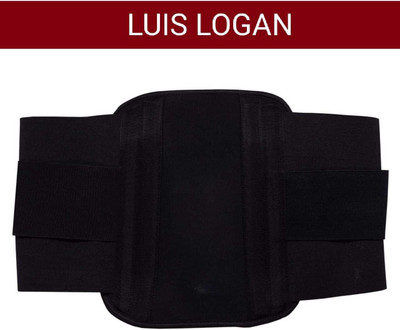 LUIS LOGAN LL Contour Lumbo Sacral (LS Belt) with Double Support (BLACK,S) Back / Lumbar Support(Black)
