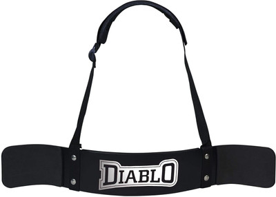 DIABLO Arm Blaster for Muscle Arms Bicep Builder with Heavy Duty Padded Straps Arm Support(White, Black)