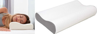 HIRUSH ENTERPRISE Memory Foam Birds Sleeping Pillow Pack of 1(White)