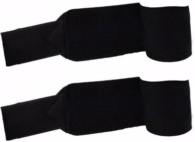 DreamPalace India WRIST BAND WRIST SUPPORT GYM - Pair Wrist Support(Black)