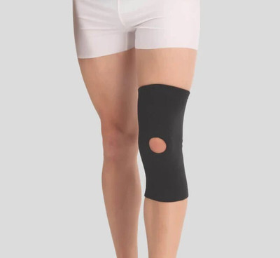 FLAMINGO Knee Support for Arthritis Relief-Open Patella, Cushioning, Full Range of Motion Knee Support