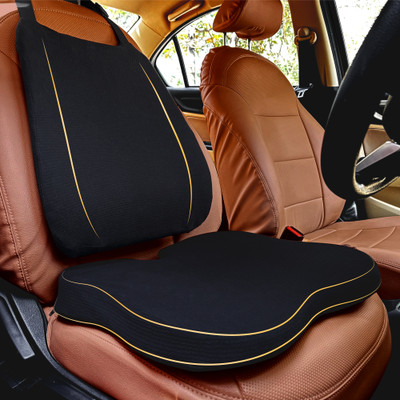 betterhood PosturePro Premium Car Backrest and Seat Cushion Combo, Ergonomic Memory Foam Back / Lumbar Support