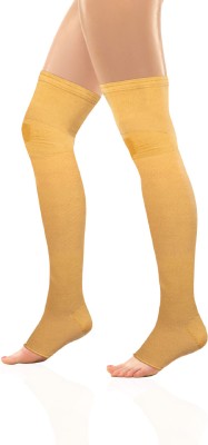 VISSCO Medical Compression Stockings Above Knee Knee Support(Beige)