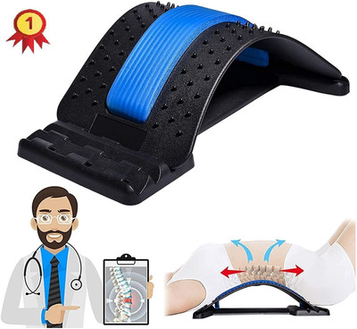 My Machine Back Stretcher for Spinal Pain Relief, Back Pain Relief, Lumber Support C_3XL Back / Lumbar Support(Black)