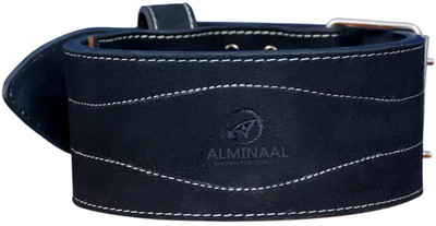 ALMINAAL Weight Lifting Back Support Belt 10mm Back / Lumbar Support(Black)