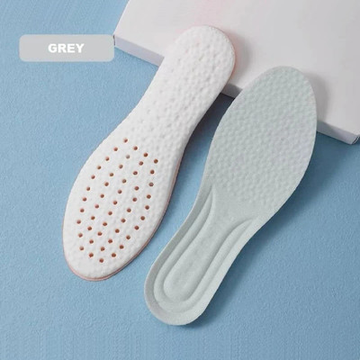 hsbtreads 1 Pair Memory Foam Shoe Comfortable Insoles S Insole(Grey, White)