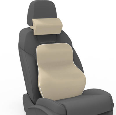 RIPOSEV Caster Rover Ergonomic Back Support Memory Foam Backrest Lumbar Support Cushion Back / Lumbar Support(Black)