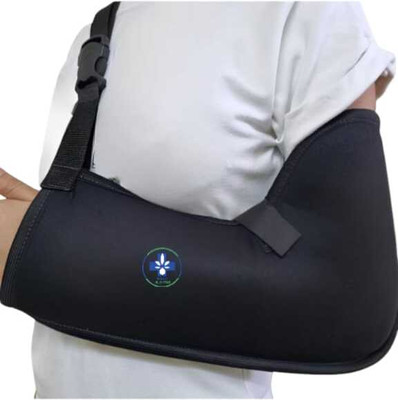 BRIJJ HELTH CARE Arm Sling Pouch Support Elbow Fracture (Black) Hand Support(Black)
