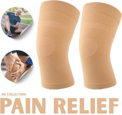 CTC CREATION Durable Brown Knee Support with Smooth Cushioning Knee Support(Brown)