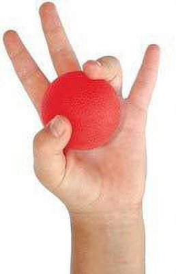 TDM FITNESS Exercise Gel Ball Post fracture exerciser Soft Hand Support Hand Support(Red)