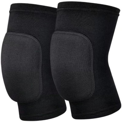 keycraze 1-pair yoga knee pad for good cushioning Knee Support(Black)