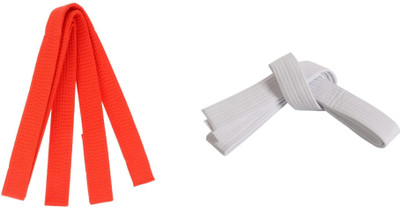 Addiction Martial Art Judo/karate/taekwondo belt white and red (set of 2pcs) Abdominal Belt