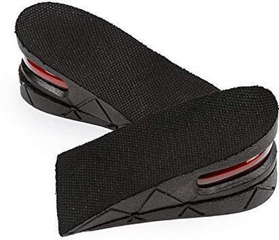 JAMBOREE Adjustable Design Invisible Lift Pads soles Height Increase Insole for men women Insole(Black)