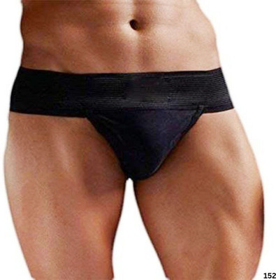 Modkart A152_Supporter Back Covered Black for Gym,Cricket and Running Supporter(Black)