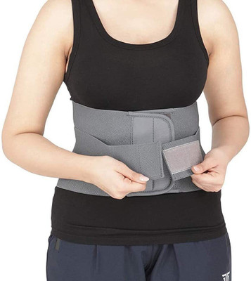 LUIS LOGAN Lumbo Sacral (L.S Belt) Back Pain Belt (GRAY) XXL Back / Lumbar Support(Grey)