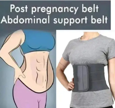 Mulkraj Ortho Abdominal Belt for tummy reduction, Belly trimmer fat reduction Abdominal Belt(Grey)