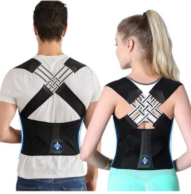 BRIJJ HELTH CARE Back Support Brace Pro Fix Posture Corrector (Black) Posture Corrector(Black)