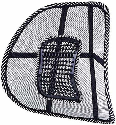 SHAILESH DHOLA Car Back Pain Relief Lower Back Support for Chair Back Rest for Office Back / Lumbar Support(Black, Grey)