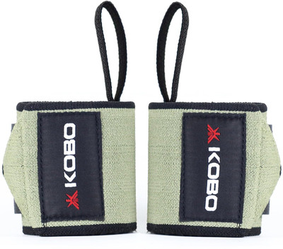 KOBO Flexi Cotton 40 cm Wrist Band Supporter for Gym, Wrap / Straps Hand Grip Workout Wrist Support