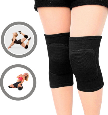 BALARKAA N-Dance training pad featuring knee-friendly protection(SLFK-405 Knee Support(Black)
