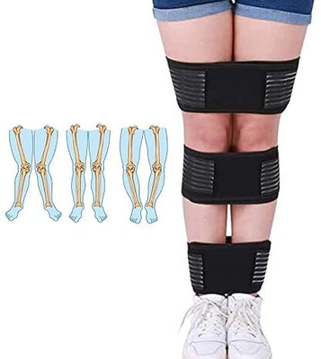 LEXOTHO O/X Leg Correction Belt Adjustable Knock Knee Bow Leg Brace Support 3 Strap Fits Knee Support