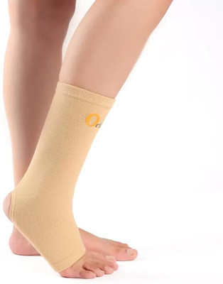 Orth-rem Ankle Stabilizer Foot Sleeve (Pair) - Ankle Compression Brace for men & women Ankle Support(Beige)