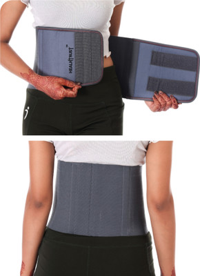 healntrust abdominal Belt after delivery post pregnancy belt for tummy reduction Back / Lumbar Support(Grey)