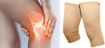 infinity deal Knee Brace Bandage Wrap Stabilizer Guard Knee Support(Brown)