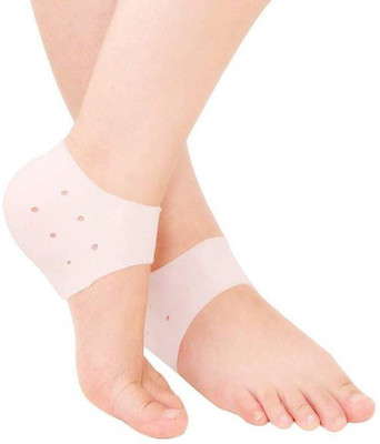 CTIYACART Soft Silicon Gel Half Toe Sleeve Heel Support(Beige)