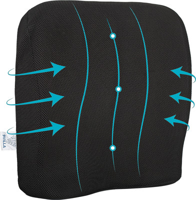 9villa Orthopedic Memory Foam Back Rest Cushion Back / Lumbar Support
