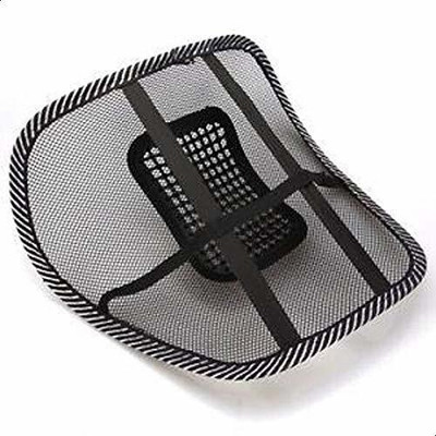 SOMUDEE Orthopedic Cushion Pain Relief Lower Back Support for Chair Car Rest Back / Lumbar Support(Black, Grey)