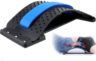 Ehouseall Store Adjustable Magic Back Pain Relief Lumbar Region Support Back Back / Lumbar Support(Black)