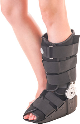 SAMSON R.O.M Foot Walker (Boot) M | Adjustable Range Of Motion Support Foot Support(Black)