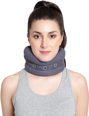 AASHI CARE Cervical Collar Soft Neck belt Neck Support-Grey-(Unisex) Neck Support(Grey)