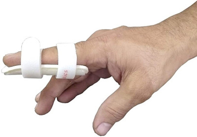 Salo Orthotics Progressive Finger Extension Splint, Rigid Splinting Splints(White)