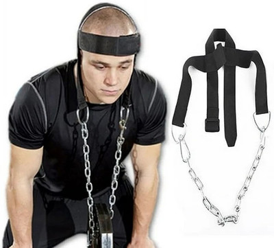 Fitcozi Equipment for Neck Workout, Resistance Training, Weight Lifting Head Support(Black)