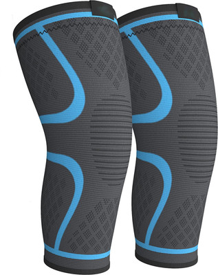 Mulkraj M-Knee Compression Sleeve for Men and Women Knee Support Brace for Running44 Knee Support(Blue)