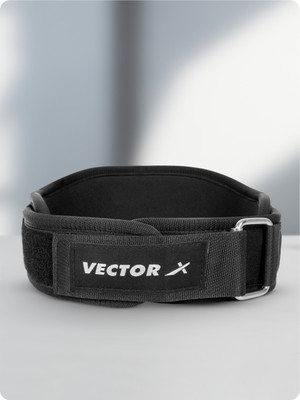 VECTOR X Go Fit Quick Locking Gym Belt for Weightlifting, Strength Training, Deadlift Back / Lumbar Support