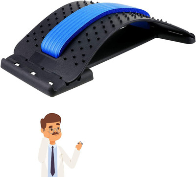 Burton Back Stretcher Device for Bed| Chair & Car, Multi-Level Lumbar Support Back / Lumbar Support