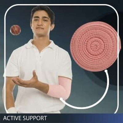 WROXTY Cricket Sleeve For Boys & Girls Sun Protection Sleeves for Men Arm Support(Beige)