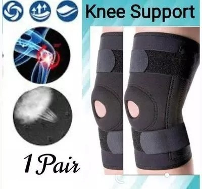 Mulkraj Ortho Mulkraj-Fitness KNEE CAP SUPPORT FOR MEN AND Knee Support (Black)-43 Knee Support(Black)