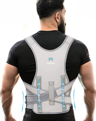 Merrin Posture Corrector Belt For Men & Women. Pain Support Posture Corrector(Grey)