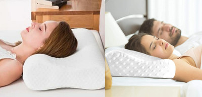 RUSHABH ENTERPRISE Memory Foam Alphanumeric Sleeping Pillow Pack of 1(White)