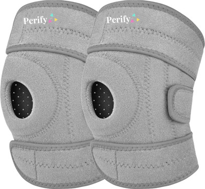 Perify 2 Pack Adjustable Knee Support Patella | Knee Cap | Knee Brace | Knee Band Knee Support