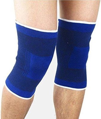 I.P.L. Combo of Ankle, Palm, Knee, Elbow Support, Guard, Braces (Blue, Free Size) Hand Support