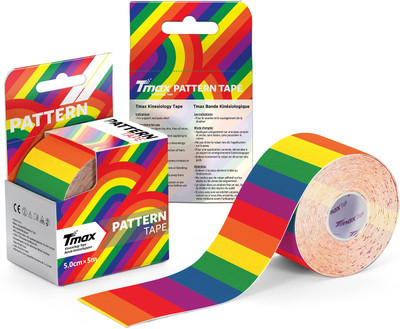 Agam A-Tape Tmax Cotton Elastic Sports Tape Kinesiology Tape 5 cm x 5 m Roll, Kinesiology Tape