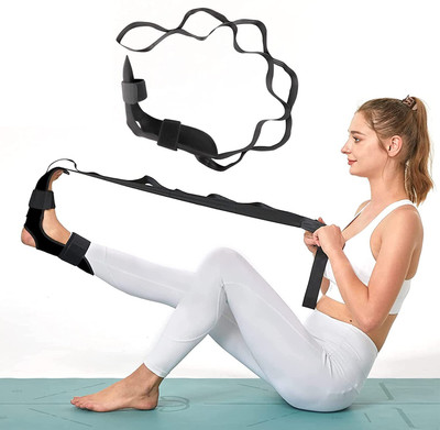 Fitness Scout Foot Stretcher Calf Yoga Ligament Stretching Strap Ankle Leg Hamstring Ankle Support