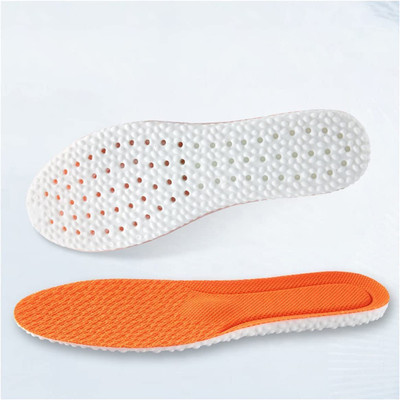 HARVA Memory Foam Cushion Soft Insoles for Foot Pain 1 Pair Pad (39-40) Shoe Insole(Orange)