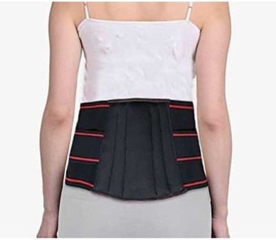 BRIJJ HELTH CARE High Quality Lumbo Sacral Support Belt Black Back / Lumbar Support(Black)