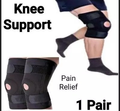 Mulkraj Ortho Knee Support(Men and Women) (Black)-20 Knee Support(Black)
